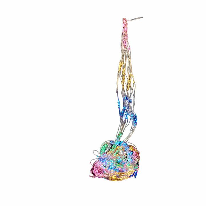 Bunte LED-Lichterkette, 2 m. Schöne Dekoration mit verschiedenen Farben.