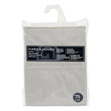 Grauer Kissenbezug 45x70 cm in Verpackung. Extra weich und farbecht.