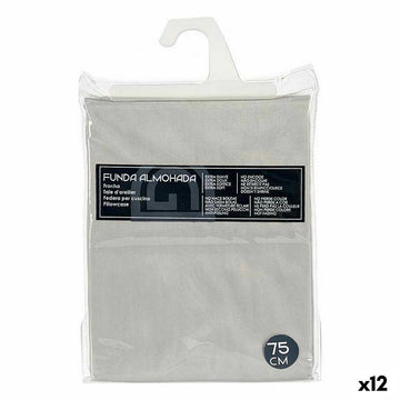Graue Kissenbezüge (12 Stück) im Paket. Weich, Anti-Peeling und farbecht.