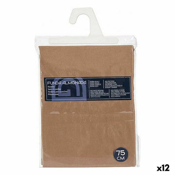 Brauner Kissenbezug 45x70 cm im Pack. Extra weicher Bezug, kein Verblassen.