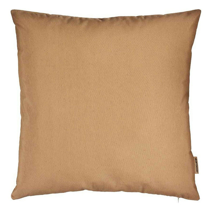 Beiger Kissenbezug, 60x60cm. Schlichtes Design für Wohnzimmer und Schlafzimmer.