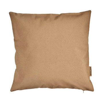 Beiger Kissenbezug, 45x45 cm. Schlichtes Design und subtile Textur.