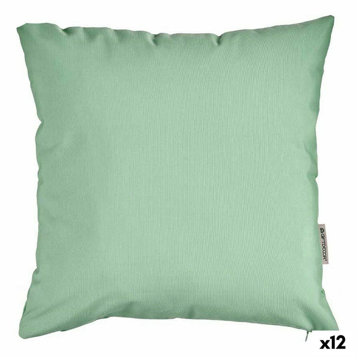 Grüner Kissenbezug, 45x45 cm, mit Reißverschluss. Texturierte Oberfläche für Wohnzimmer oder Schlafzimmer.