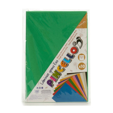 Packung Oliven Moosgummi Pincello 30x20cm für Bastelarbeiten – Homely Family Shop