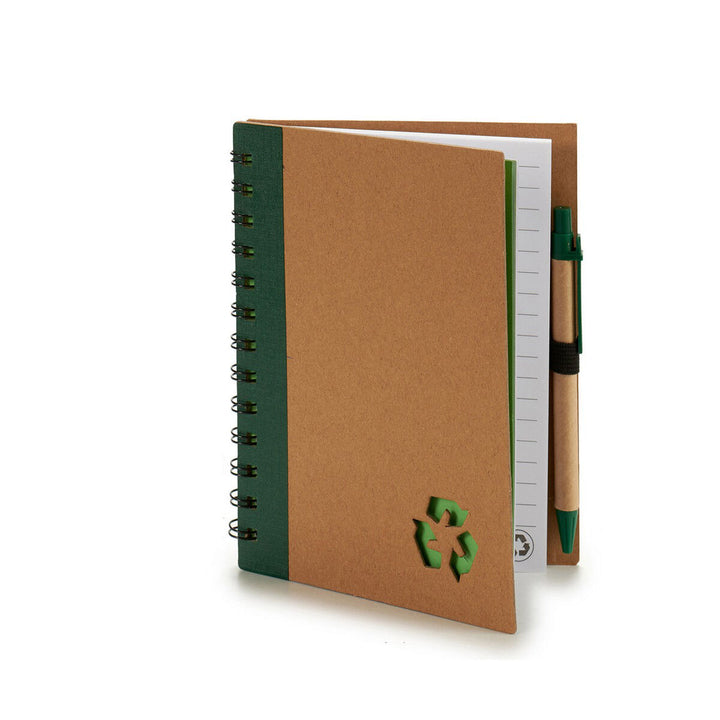 Mini Ringheft mit Stift aus Recycling Karton - homely Family Shop