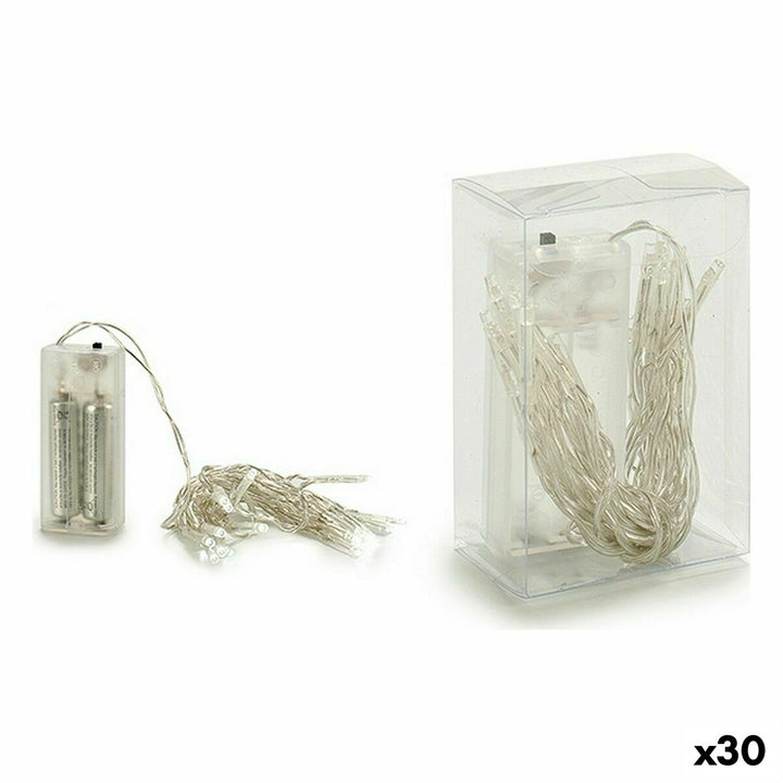 Weiße LED-Leisten mit Batteriepack für Dekoration - homely Family Shop