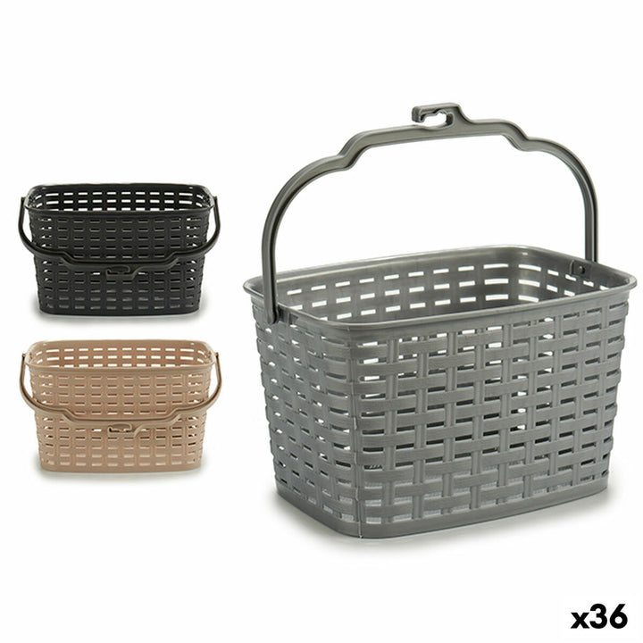 Kipit Korb 8990 Wäscheklammern Kunststoff Körbe in Grau, Schwarz, Beige - homely Family Shop