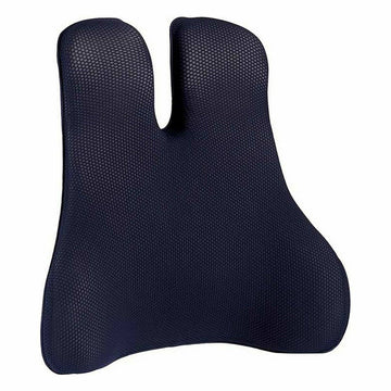 Dunkelblaues ergonomisches Kissen mit Memory-Schaum für Lendenwirbelstütze.