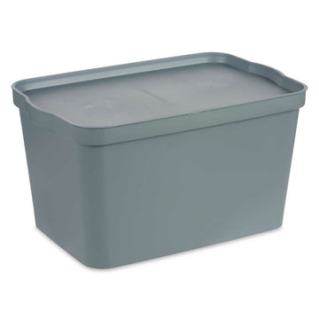 Graue Kipit Aufbewahrungsbox TP596-2 mit Deckel für Home Storage - homely Family Shop