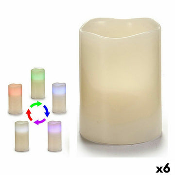 Weiße LED Kerzen mit Farbwechsel, 6er Set - homely Family Shop