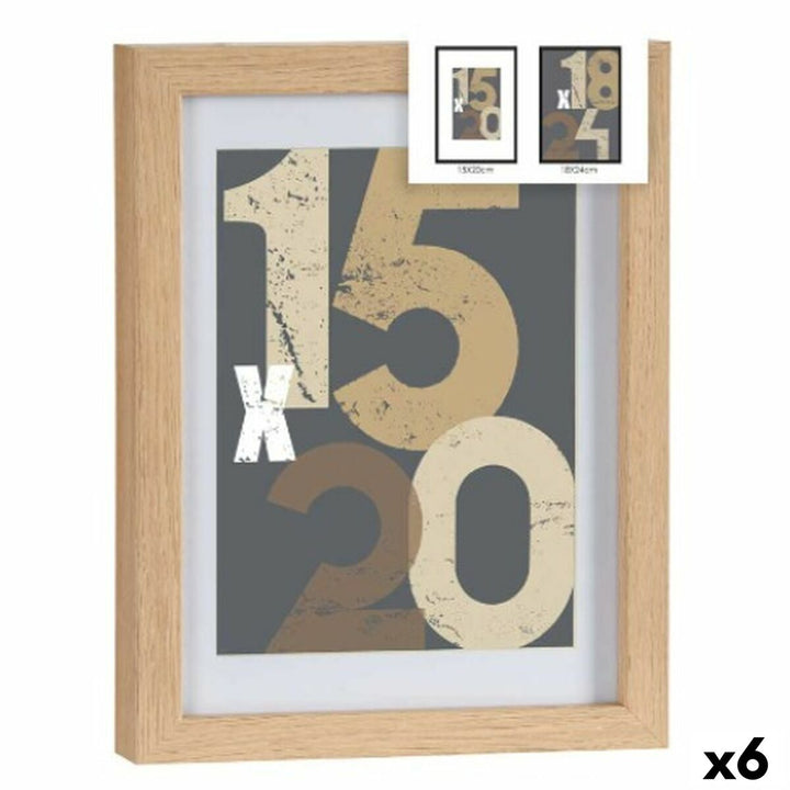 Natürlicher Holz Bilderrahmen mit Glas. Wandbilderrahmen mit modernem Design.