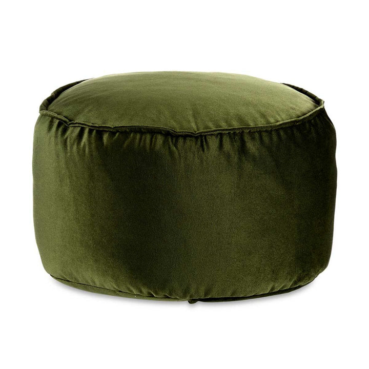 Grüner Samt Puff, 60x39x60cm - homely Family Shop