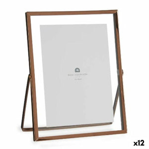 Kupfer Fotorahmen mit Glas, Metallrahmen. Schlichtes Design für Fotos und Kunstwerke.