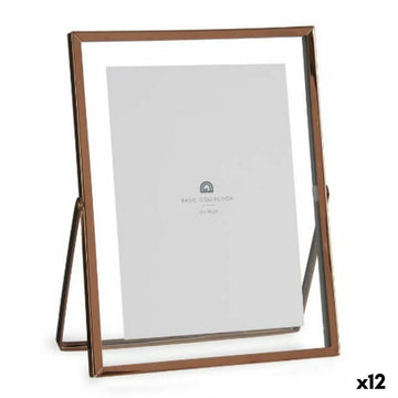 Kupfer Fotorahmen mit Glas, Metallrahmen. Schlichtes Design für Fotos und Kunstwerke.