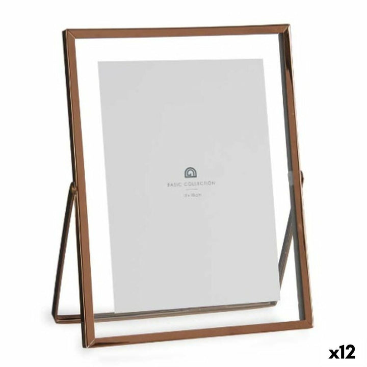 Kupfer Fotorahmen mit Glas, Metallrahmen. Schlichtes Design für Fotos und Kunstwerke.