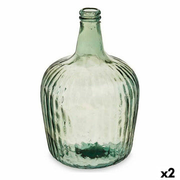 Champagner Flasche mit Streifen, Glas Dekoration - Homely Family Shop