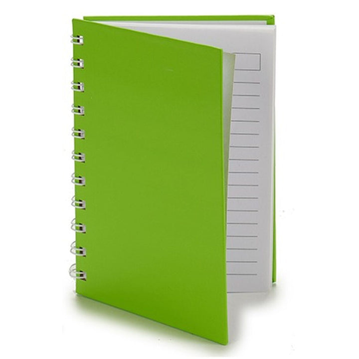 Grüner A6 Ringbuch Pincello mit Spiralbindung - homely Family Shop