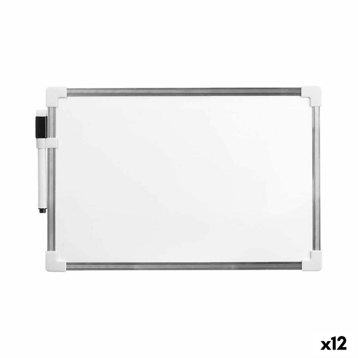 Magnetisches Whiteboard mit Aluminium Rahmen und Marker - homely Family Shop