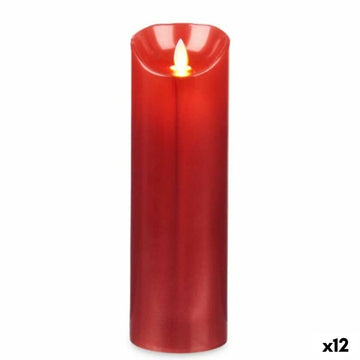 Rote LED Kerze mit warmer Flamme - Homely Family Shop