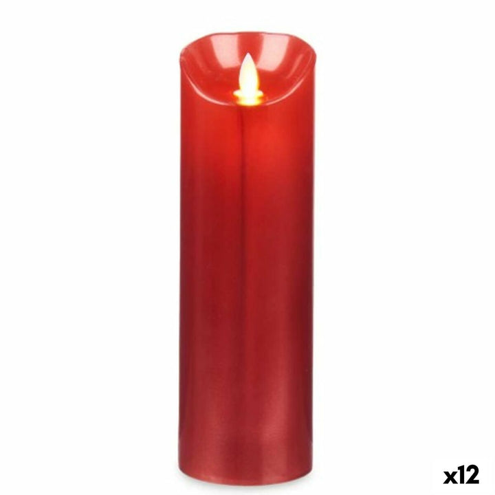 Rote LED Kerze mit warmer Flamme - Homely Family Shop