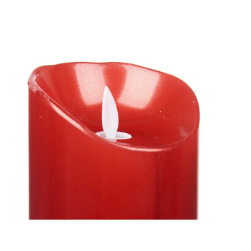 Rote LED Kerze mit Flamme für gemütliche Atmosphäre - homely Family Shop