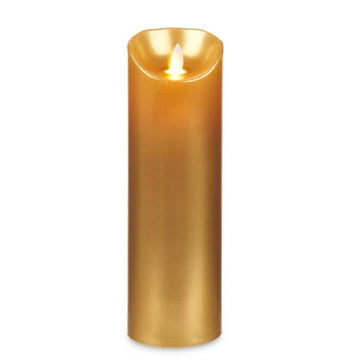Goldene LED Kerze mit Flammeneffekt - Homely Family Shop