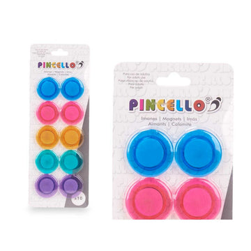 Bunte Pincello Magnete, 36 Stück, in Originalverpackung - homely Family Shop
