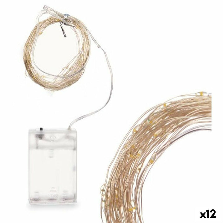 Weiße LED Lichterkette mit Batterie für Dekoration - homely Family Shop