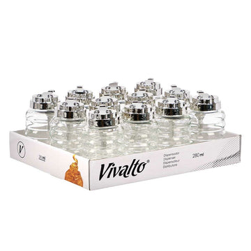 Vivalto Ölflaschen aus Glas mit Spender, 280ml - homely Family Shop