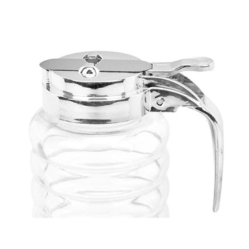 Vivalto Ölflasche: Glasbehälter mit Chromdeckel und Griff - homely Family Shop