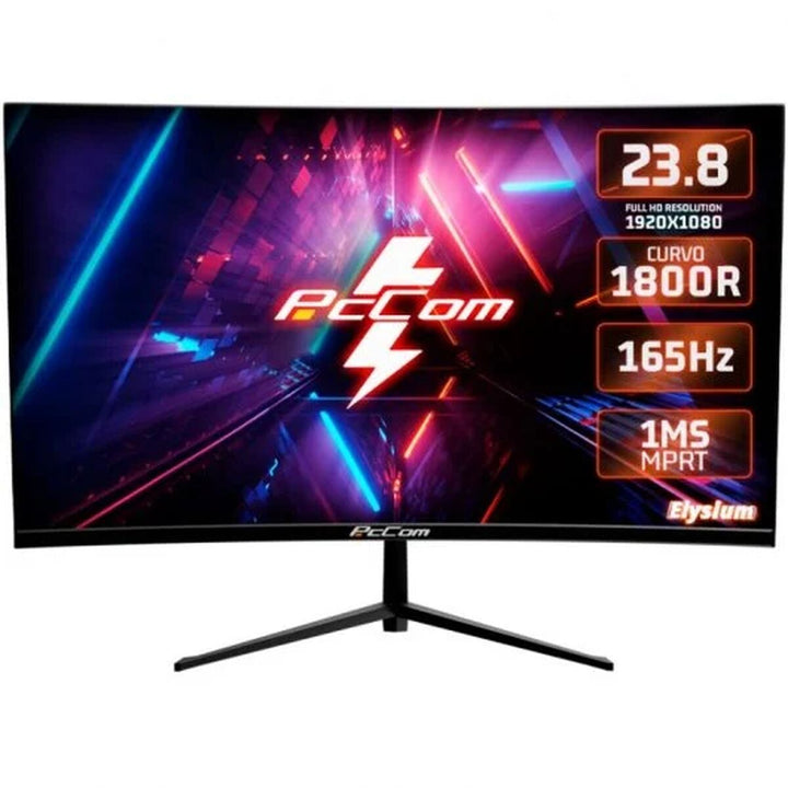 PcCom Elysium Monitor mit 165 Hz Bildwiederholfrequenz und gebogenem Bildschirm - homely Family Shop