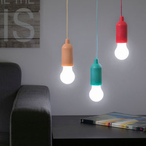 Drei tragbare LED Glühbirnen mit Schnur Bulby InnovaGoods - homely Family Shop