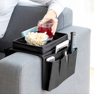 InnovaGoods Sofaablage mit Fächern für Fernbedienungen und Snacks - homely Family Shop