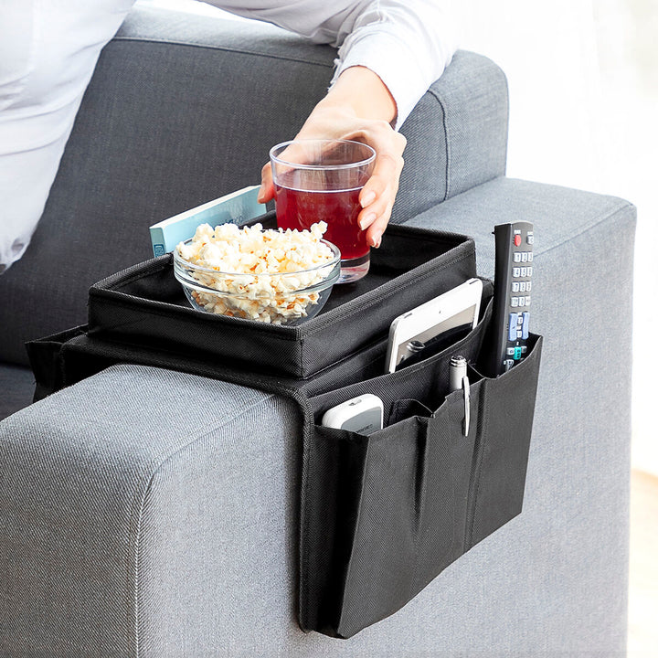 InnovaGoods Sofaablage mit Fächern für Fernbedienungen und Snacks - homely Family Shop