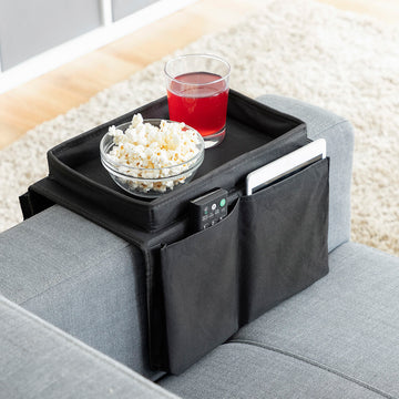 Sofa Ablage mit Fächern für Fernbedienungen und Snacks - homely Family Shop
