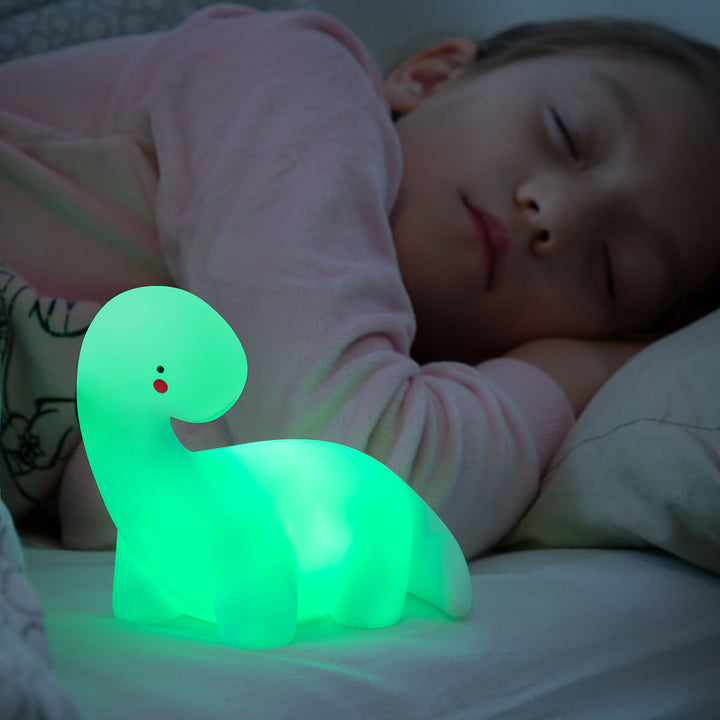 Mehrfarbige LED-Dinosaurierlampe Lightosaurus als Nachtlicht - homely Family Shop