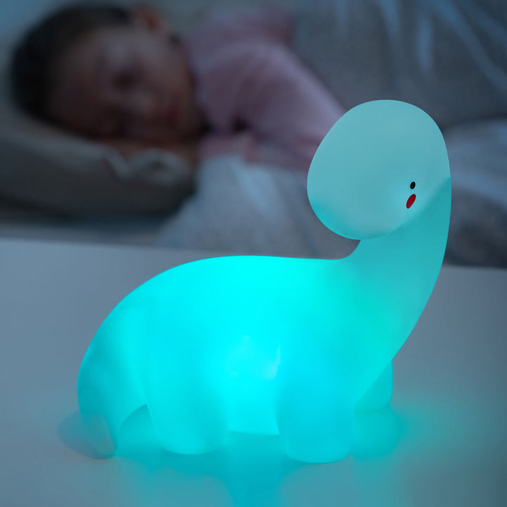 Vielfarbige LED-Dinosaurierlampe Lightosaurus, ein sanftes Nachtlicht - homely Family Shop
