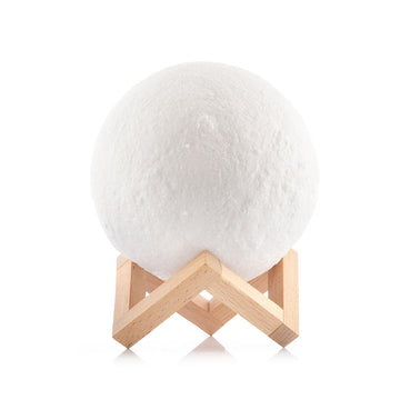 InnovaGoods Moondy LED Lampe mit Holzständer. - homely Family Shop