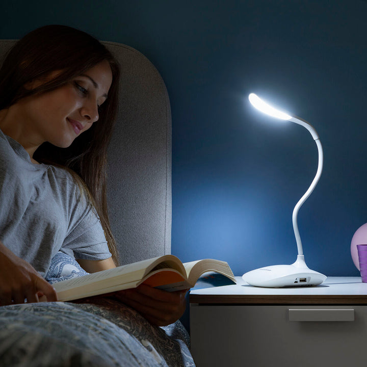 InnovaGoods Lum2Go LED Tischlampe beleuchtet Buch am Bett - homely Family Shop