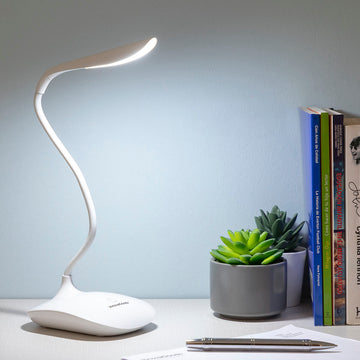 InnovaGoods Lum2Go Tischlampe mit flexiblem Hals und LED-Touch - homely Family Shop