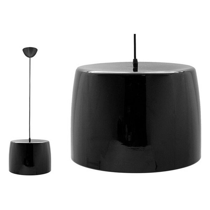 Schwarze 25 cm Deckenlampe mit Zylinderform - Homely Family Shop