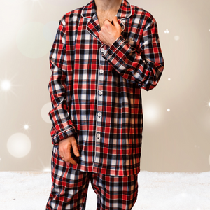 karierte Baumwoll Sleepwear für die Familie - homely Family Shop