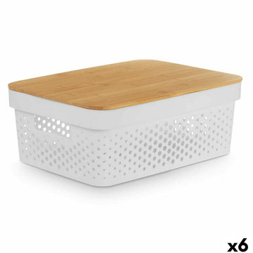Kinvara Aufbewahrungsbox mit Bambusdeckel für vielseitige Storage - homely Family Shop
