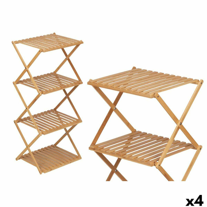 Natürliche Bambus Regale CH68220-5, 3 Ablagen - homely Family Shop