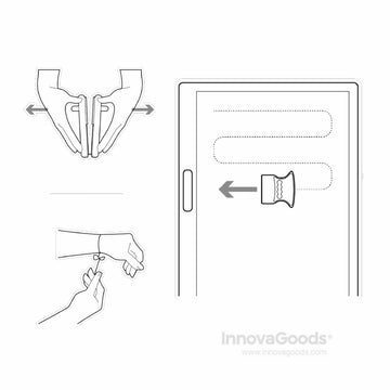 Illustration magnetischer Fensterreiniger Magly mit Anwendung - homely Family Shop