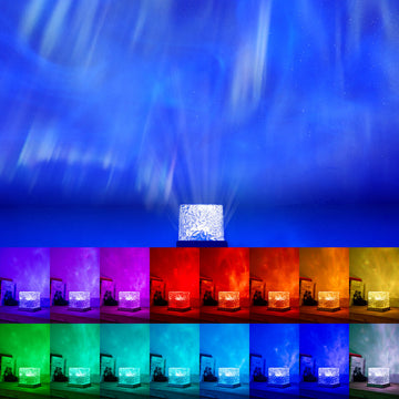 Boralamp LED-Projektor zeigt Aurora-Farben - Homely Family Shop
